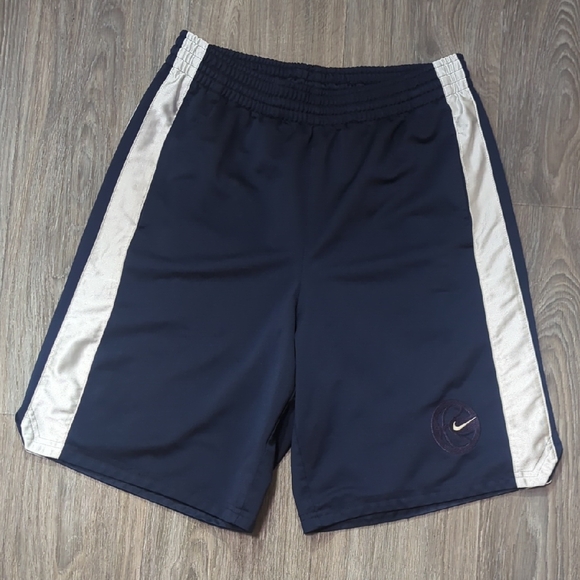 Nike Other - Vintage Basketball Nike Dark Blue Shorts with Light Stripes